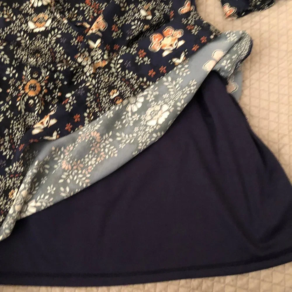 NWOT 👗 Jessica Simpson Women's Printed Peasant Dress - Picture 10 of 10